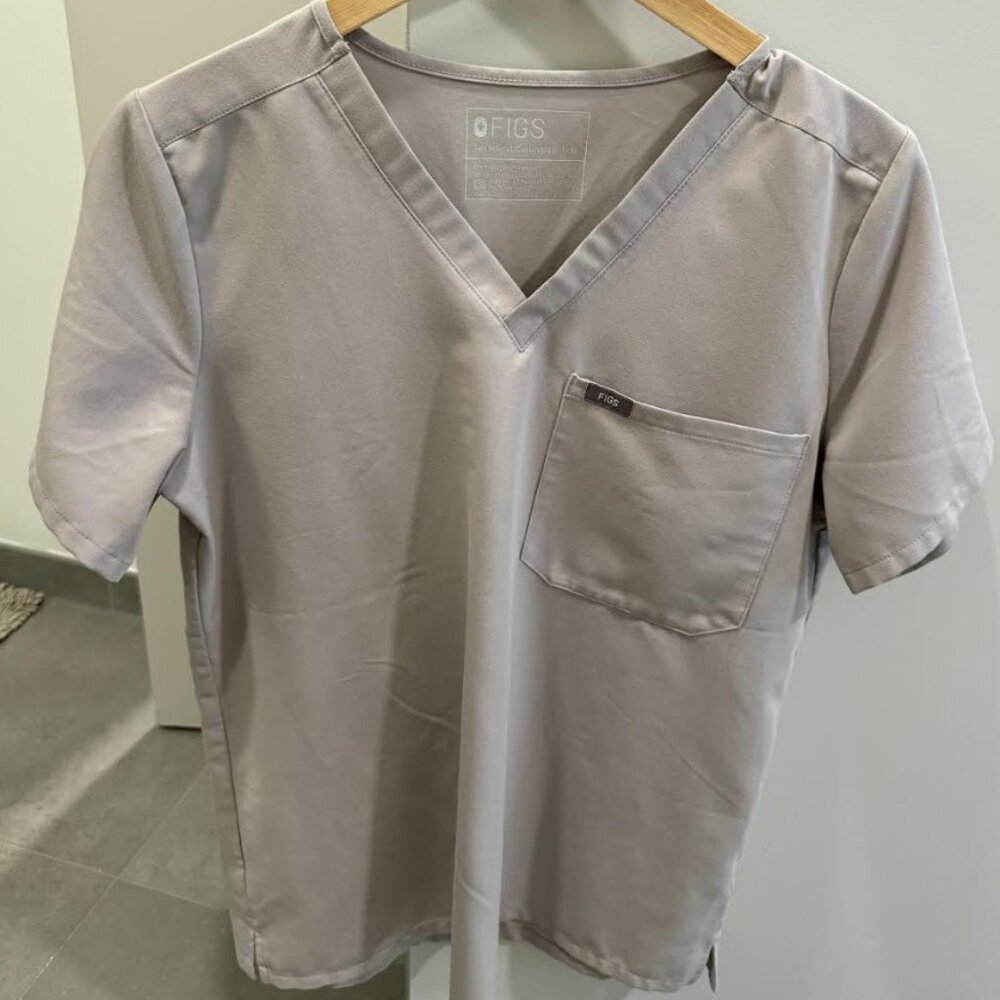 Figs Medium Catarina Scrub Top - Slate Gray